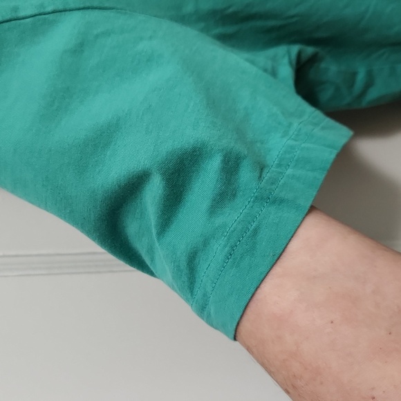 Lacoste men’s green v-neck t-shirt Size 6 (XL) - Picture 6 of 7